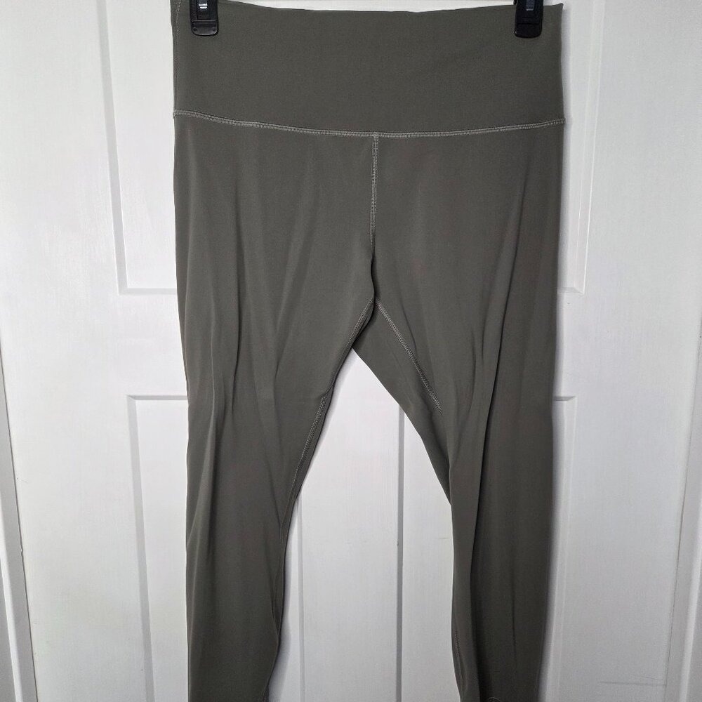 Lululemon Align High Rise Leggings Olive Green Size 14